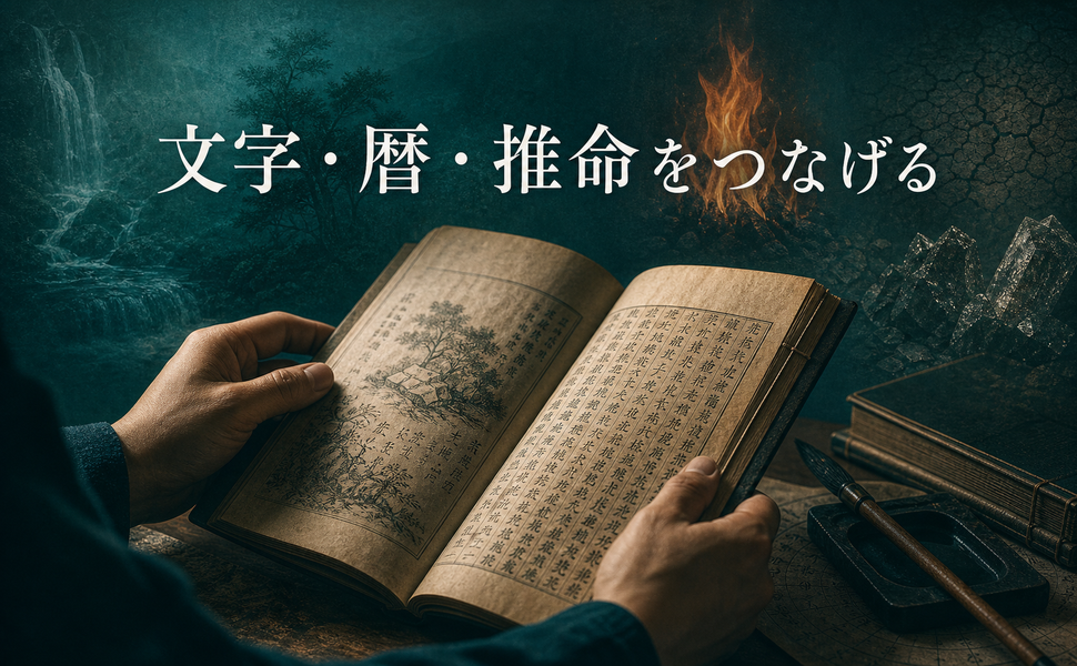 文字・暦・推命をつなげる