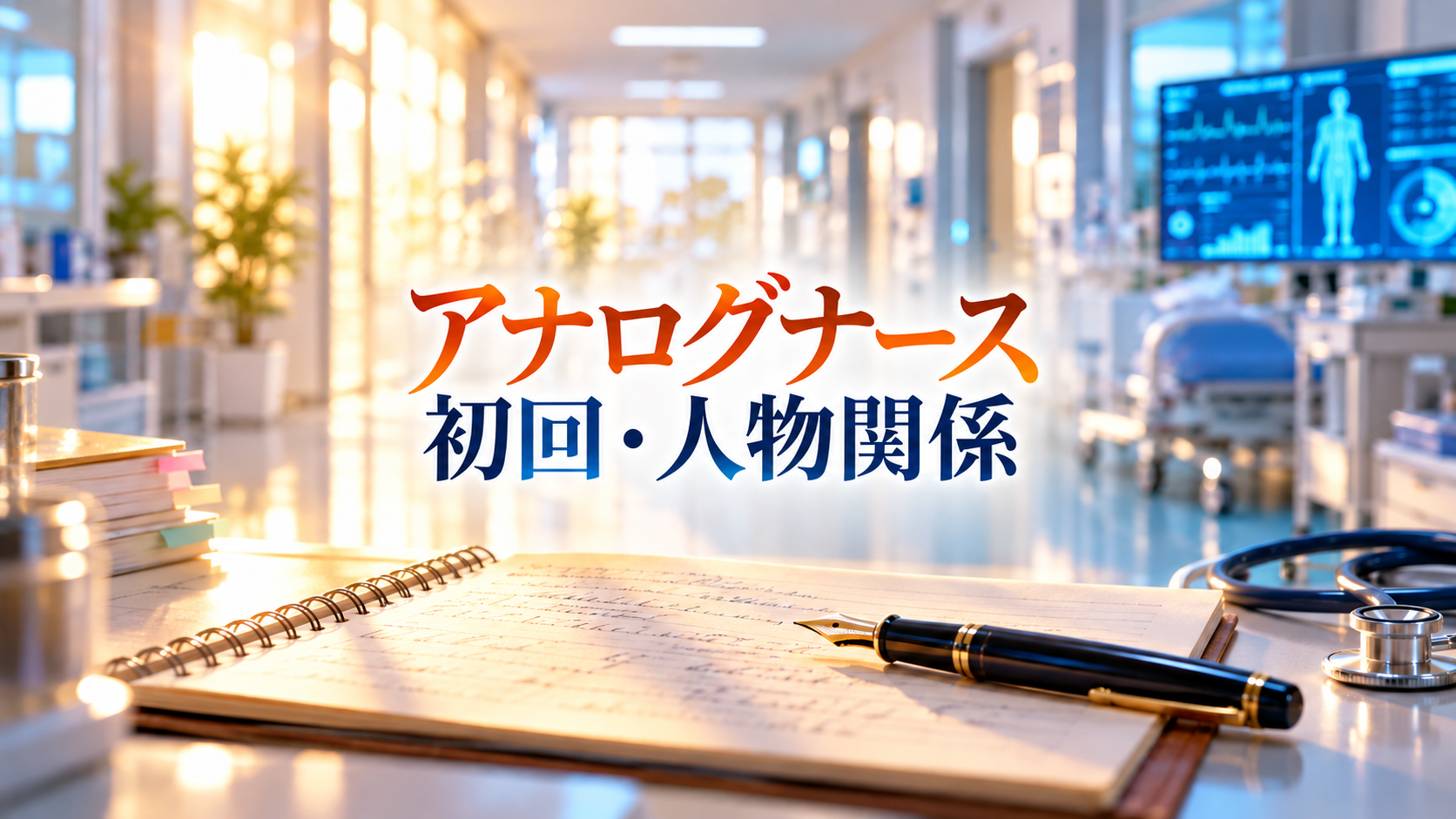 アナログナースは10月22日21時開始！松下奈緒の役とドクターXとの関係の生成イメージ