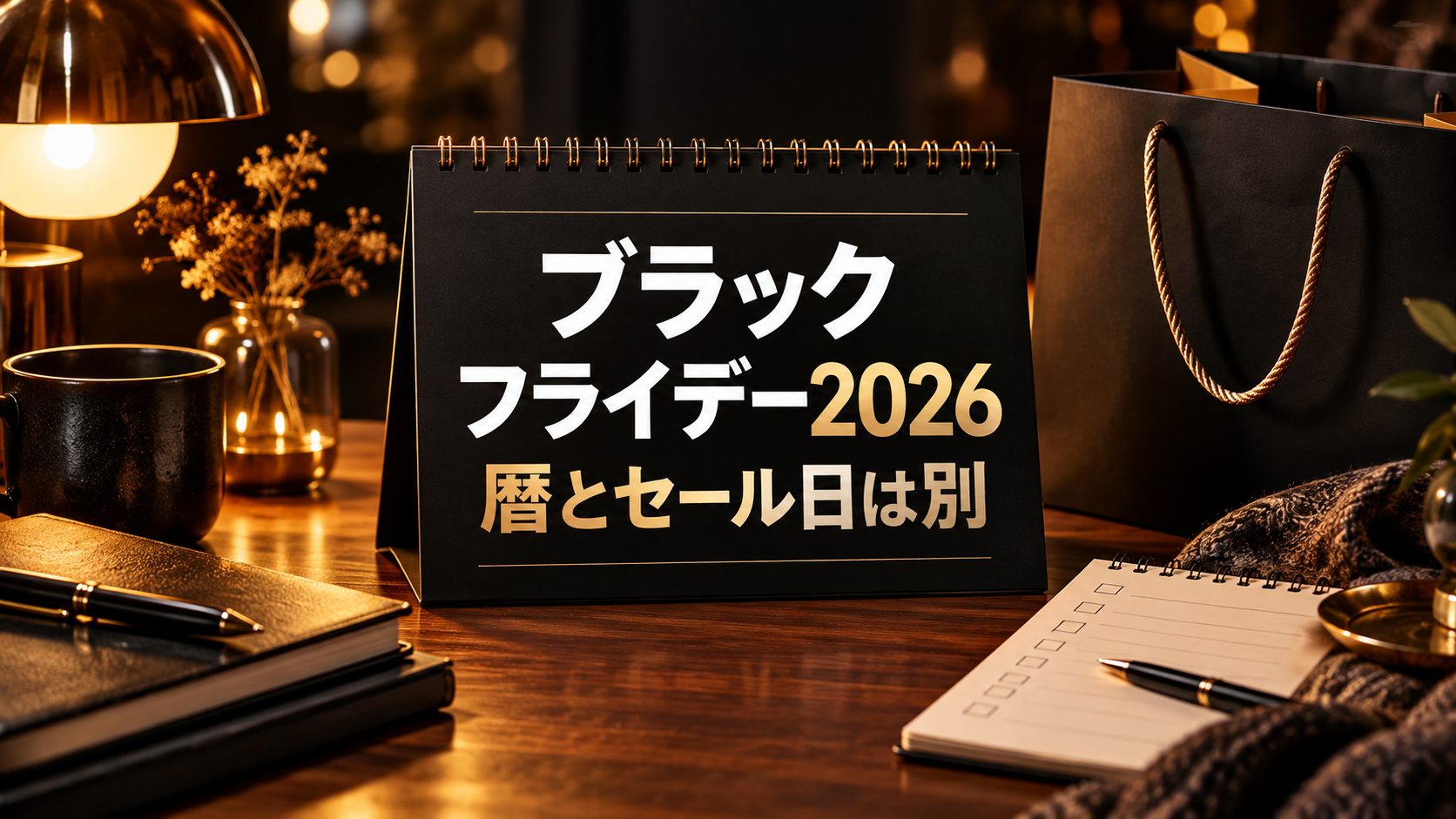 ブラックフライデー2026はいつ？11月27日とAmazon・各社セール期間の違いの生成イメージ
